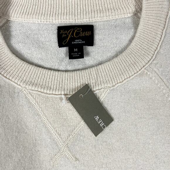 J.Crew Men’s M Cashmere Marine Stripe Sweater NWT Luxe Knit Quiet Luxury - Picture 3 of 10